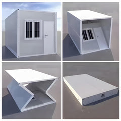 Container pentru depozitare pliabila 5800x2460x2510mm cu usa si instalatie electrica