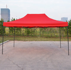 Cort pavilion 3x4.5m rosu– pliabil, cadru metalic, ideal pentru curte, gradina, evenimente outdoor