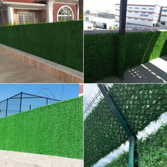 Gard viu artificial decorativ, 1m x 10 m, pentru garduri, terase si balcoane