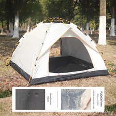 Cort camping Automat pop up 200x200x150 cm 3-4 Persoane maro