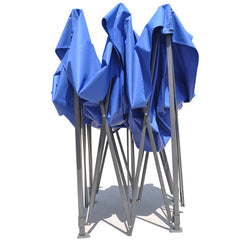 Cort pavilion 3x4.5m albastru – pliabil, cadru metalic, ideal pentru curte, gradina, evenimente outdoor