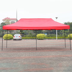 Cort pavilion 3x4.5m rosu– pliabil, cadru metalic, ideal pentru curte, gradina, evenimente outdoor