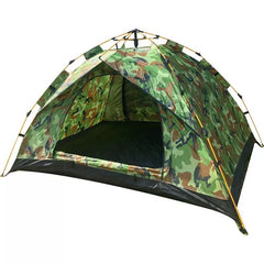 Cort camping pentru 3-4 persoane automat, cu deschidere rapidă , spatios, rezistent la vant, apa, dimensiuni 200 x 200m, camuflaj