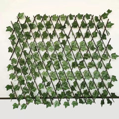 Gard viu artificial extensibil 1m x 2m verde (balcon, terasa)